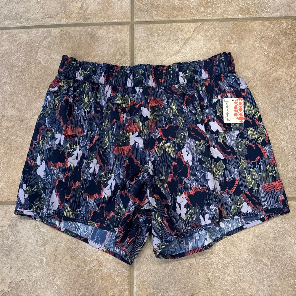 FP Movement Printed In The Wild Mid Rise Shorts